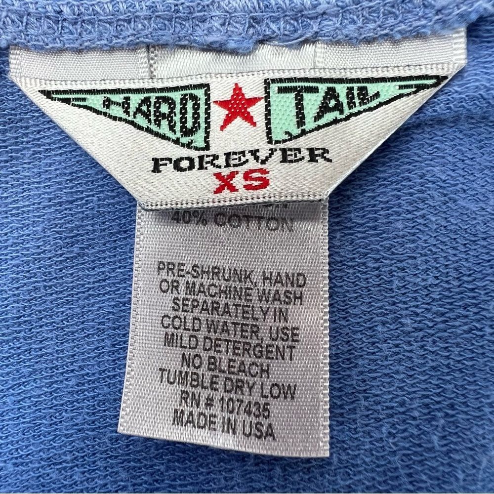 Hard Tail Forever Blue Ombré Hoodie XS | Made in USA - Picture 6 of 6
